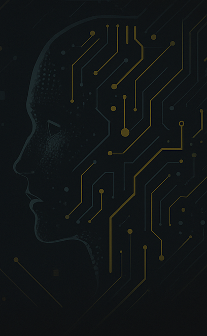 AI Kopf Illustration